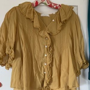 Doen Henry Shirt Mustard 🌼